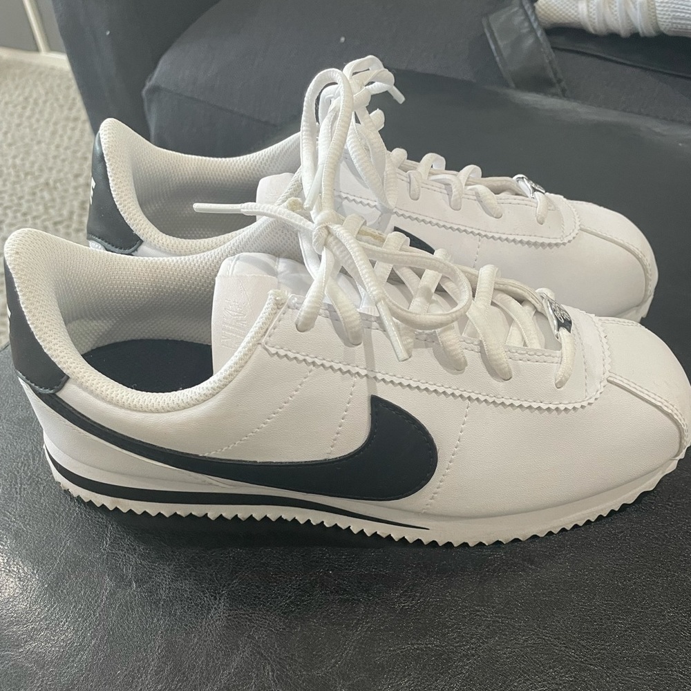 Nike Cortez Black and White Shoes